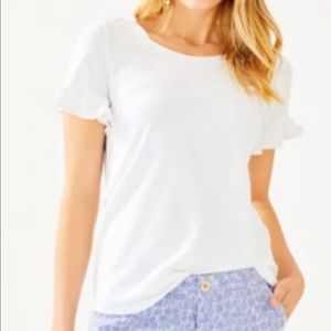Lilly Pulitzer Sorella top resort white